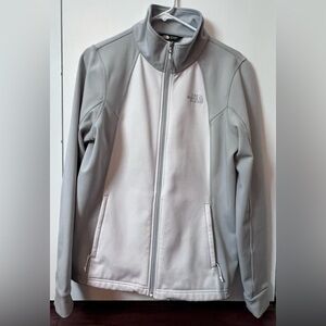 The North Face Women’s Gray and White Light Jacket
